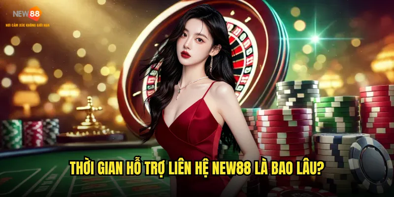 Thời gian hỗ trợ liên hệ New88 là bao lâu?