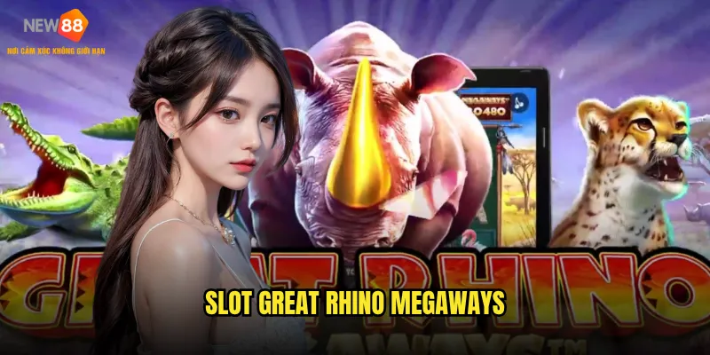 Slot Great Rhino Megaways New88 có phải là lựa chọn tốt nhất cho dân cược slot? 2 Slot Great Rhino Megaways
