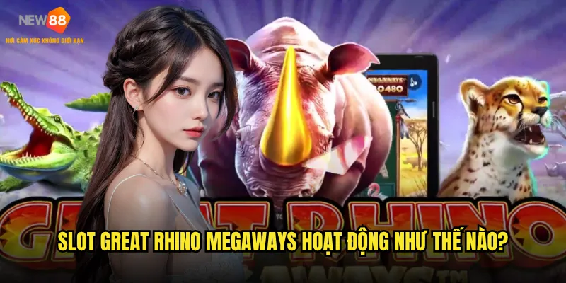 Slot Great Rhino Megaways New88 có phải là lựa chọn tốt nhất cho dân cược slot? 2 Slot Great Rhino Megaways hoạt động như thế nào?