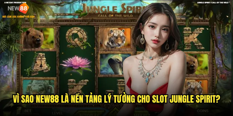 Slot Jungle Spirit trên New88 có gì đặc biệt mà game thủ mê mẩn? 3 Vì sao New88 là nền tảng lý tưởng cho Slot Jungle Spirit?